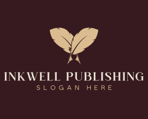 Quill Writing Publishing logo design