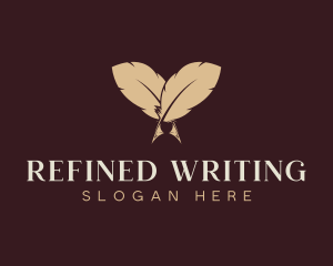 Quill Writing Publishing logo design