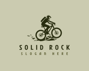 Rock Mountain Biking  logo design