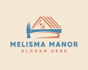 Residential Homes Hammer logo design