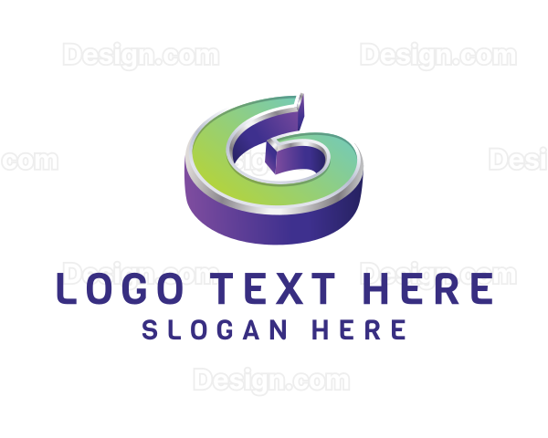 Generic 3D Letter G Business Logo