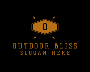 Outdoor Hipster Arrow logo design