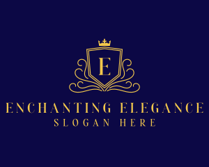 Elegant Royal Shield logo design