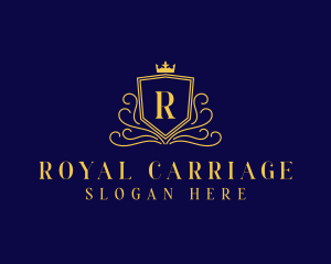 Elegant Royal Shield logo design