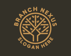 Tree Leaf Branch logo
