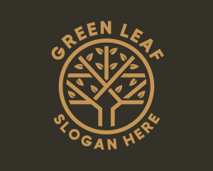 Tree Leaf Branch logo