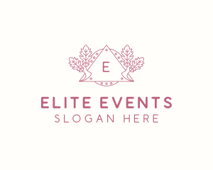 Leaf Garden Event logo design