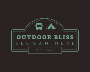 Outdoor Trip Camping logo design