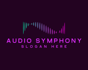 Frequency Wave Audio  logo design