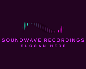 Frequency Wave Audio  logo design