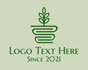 Eco House Plant  logo