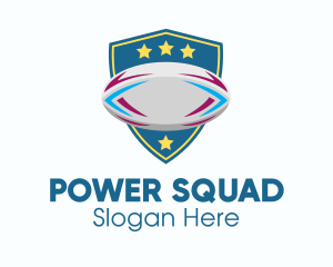 Rugby Team Shield logo design