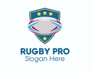 Rugby Team Shield logo