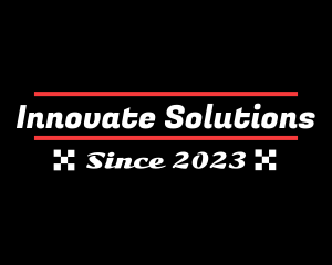 Automobile Racing Text  logo