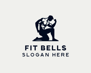 Bodybuilder Fitness Trainer logo design