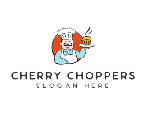 Cupcake Pastry Chef logo design