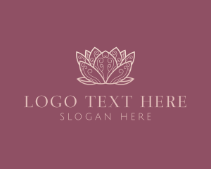 Zen Lotus Flower logo