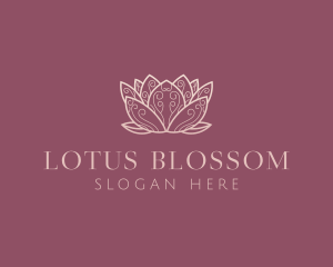 Zen Lotus Flower logo design