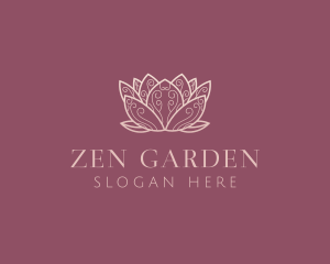 Zen Lotus Flower logo design