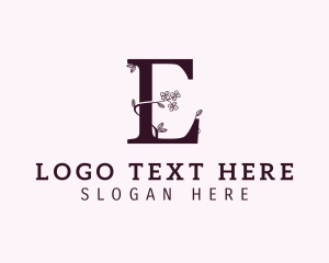 Floral Fashion Aesthetic logo