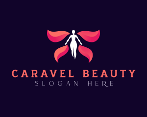 Beauty Cosmetics Butterfly logo design