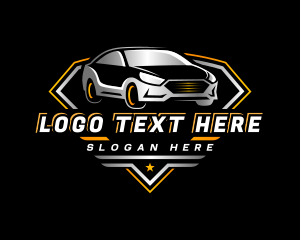 Auto Race Car Transportation logo