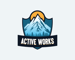 Mountain Shield Outdoor logo design