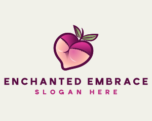 Feminine Lingerie Peach logo design