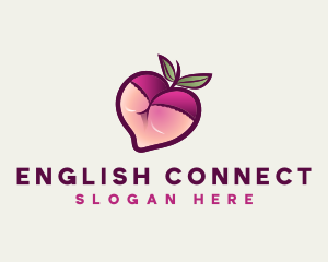 Feminine Lingerie Peach logo design