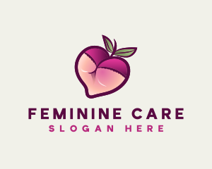 Feminine Lingerie Peach logo design