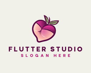 Feminine Lingerie Peach logo design