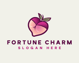 Feminine Lingerie Peach logo design