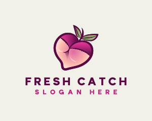 Feminine Lingerie Peach logo design