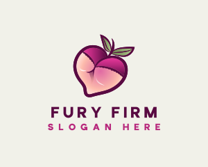 Feminine Lingerie Peach logo design