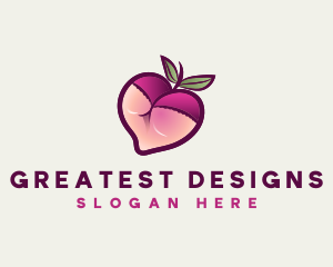 Feminine Lingerie Peach logo design