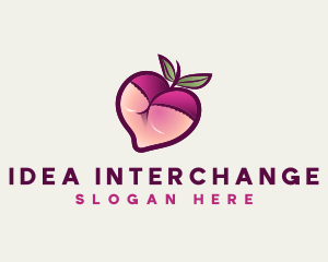 Feminine Lingerie Peach logo design