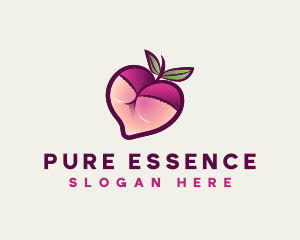 Feminine Lingerie Peach logo design