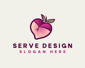 Feminine Lingerie Peach logo design