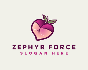 Feminine Lingerie Peach logo design