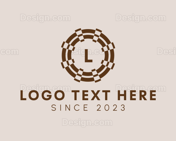 Geometric Target Circle Logo