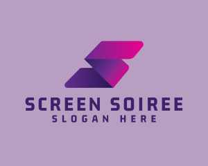 Modern Gradient Letter S logo design