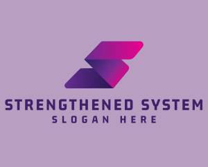 Modern Gradient Letter S logo design