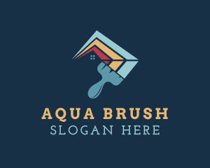 Paint Brush Window logo design