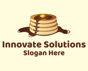 Pancake Hotcakes Syrup Logo