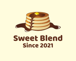 Pancake Hotcakes Syrup logo design