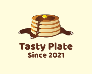 Pancake Hotcakes Syrup logo design