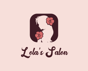 Flower Woman Salon logo design