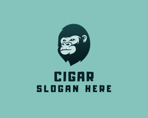 Gorilla Character Head logo design