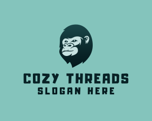 Gorilla Character Head logo design