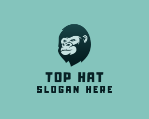 Gorilla Character Head logo design